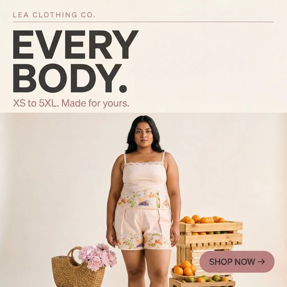 Lea Clothing ad